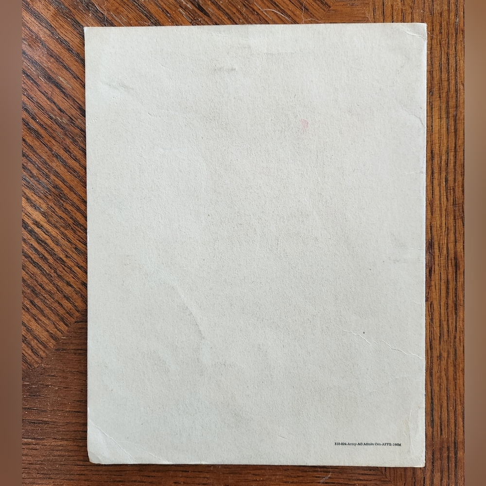EIGHTH UNITED STATES ARMY CHRISTMAS DINNER KOREA 1953 CARD LETTER MENU - Picture 4 of 5
